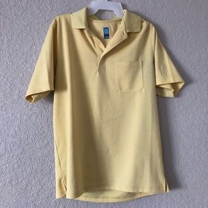 Men’s PGA tour yellow polo size M